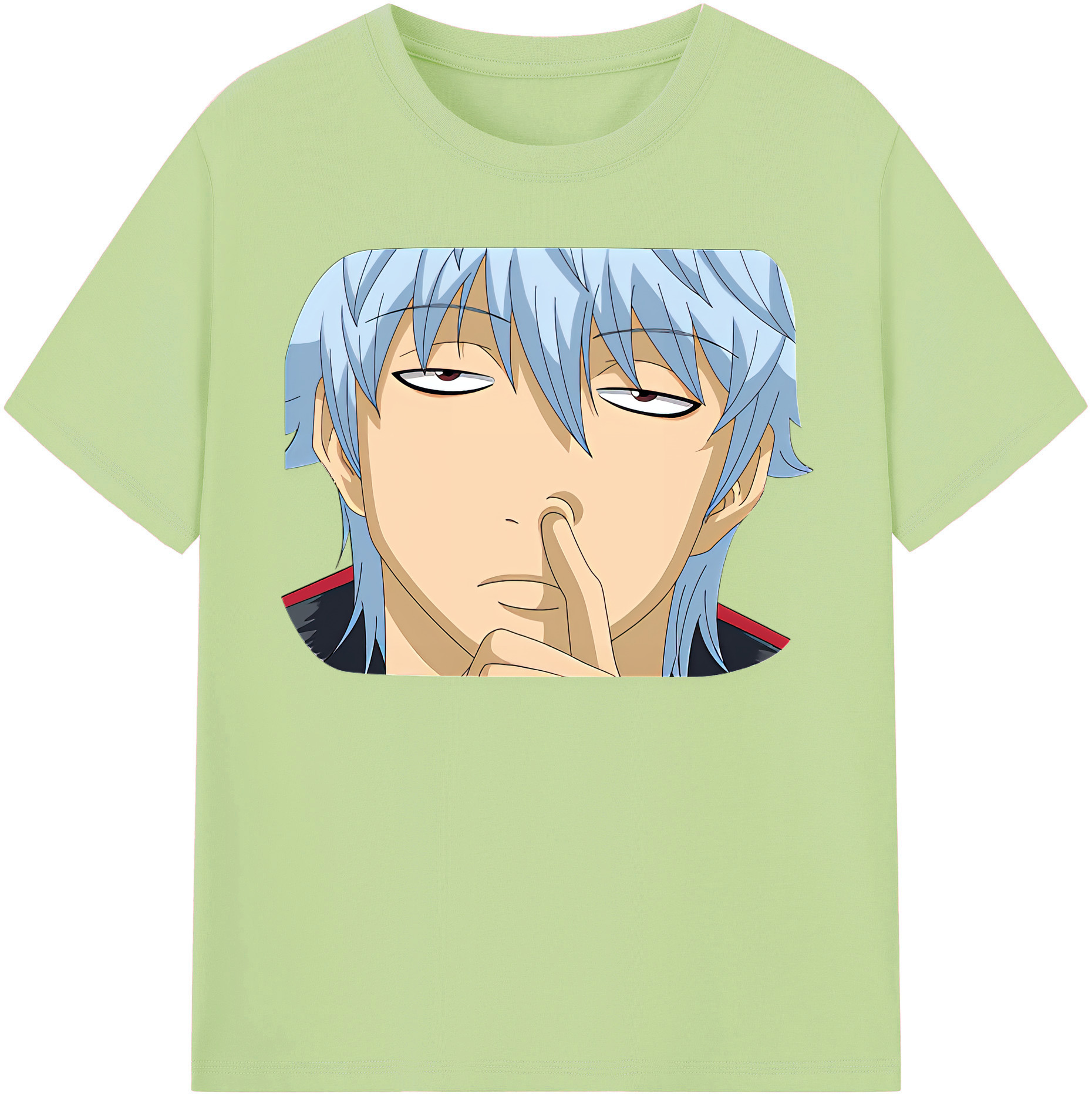 （画像用） ぎんたま 坂田銀時（さかたぎんとき） 神楽 志村新八（しむら しんぱち） GINTAMA Sakata Gintoki Kagura Shimura Shinpachi 綿100％半袖Tシャツ（フロントプリント）